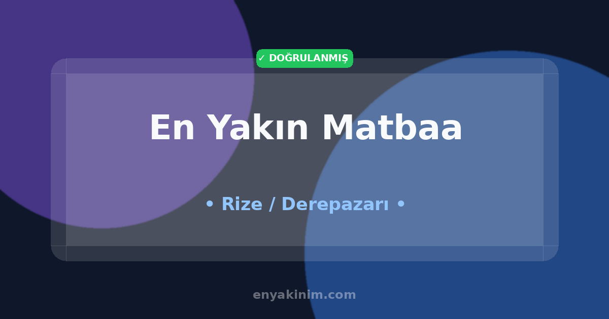 Derepazarı Matbaa 🖨️| Derepazarı En Yakın Matbaa | EnYakinim.com