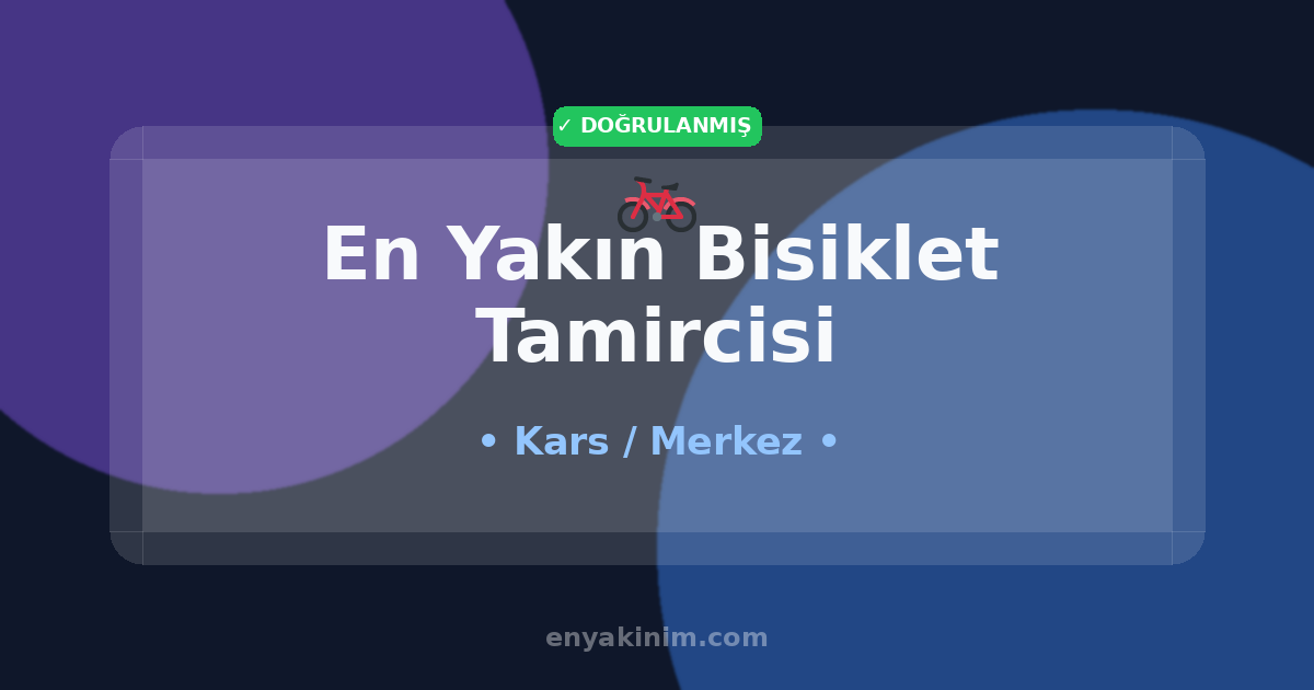 Merkez Bisiklet Tamircisi 🚲| Merkez En Yakın Bisiklet Tamircisi | EnYakinim.com