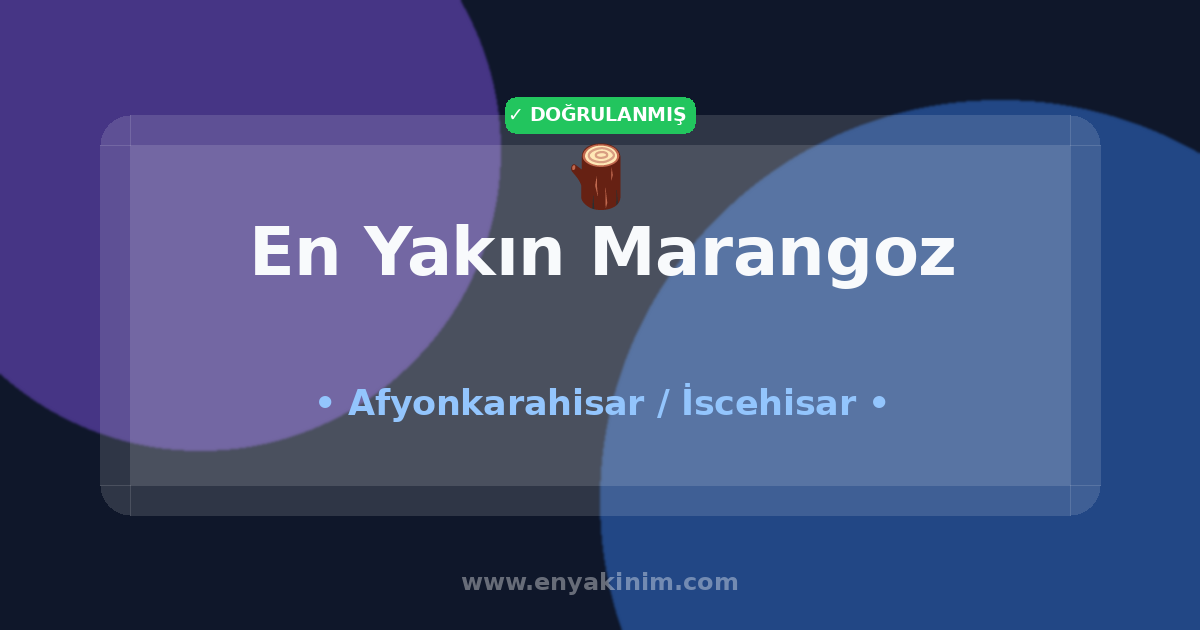 İscehisar Marangoz 🪵| İscehisar En Yakın Marangoz | EnYakinim.com